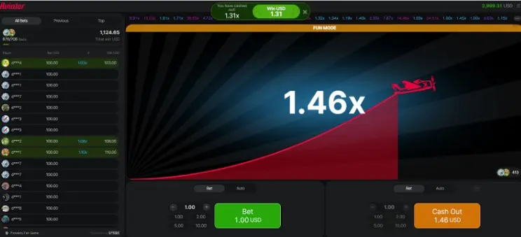 Aviator oyununu deneyin